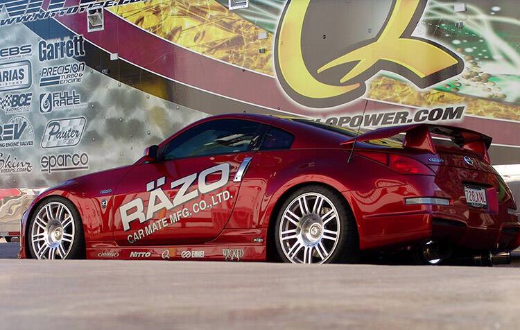 The 350Z RS on display at the SEMA Show