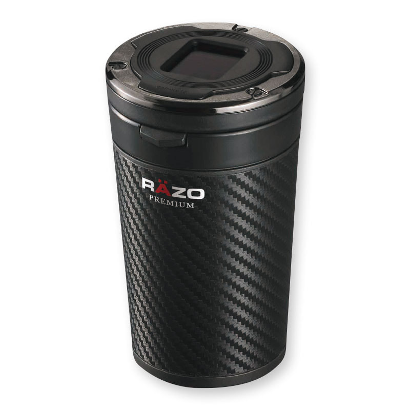 CARBON STYLE ASHTRAY BK