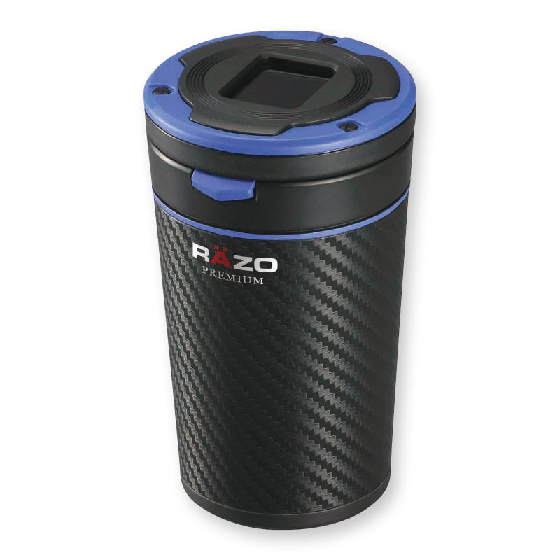 CARBON STYLE ASHTRAY BL